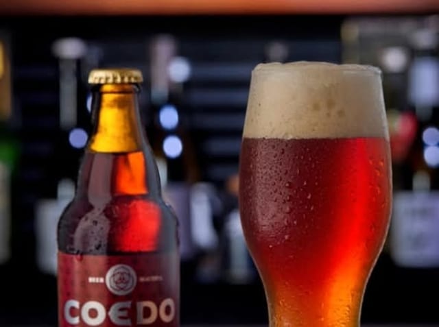 Coedo Beniaka Sweet Potato Amber Ale.