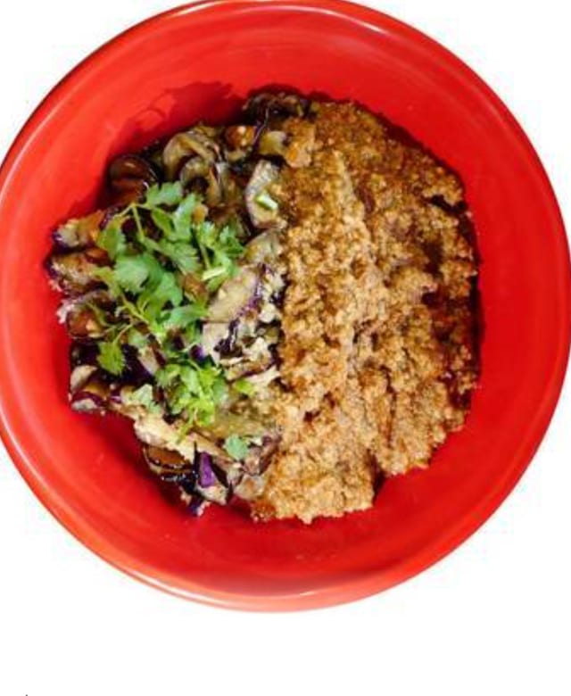 Soul Rice with Pork / 滷肉燒茄飯.