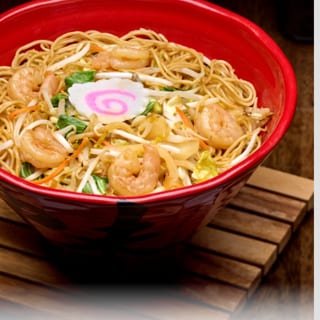 Chow Ramen with Shrimp