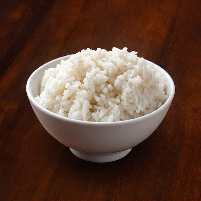 Side of Steamed Rice.