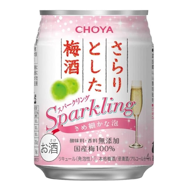 Choya The Choya Sarari Umeshu Sparkling 250ml 4% Alc./Vol.