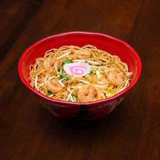 Chow Ramen with Shrimp