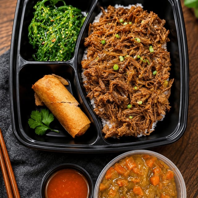 Curry Beef Bento Box.