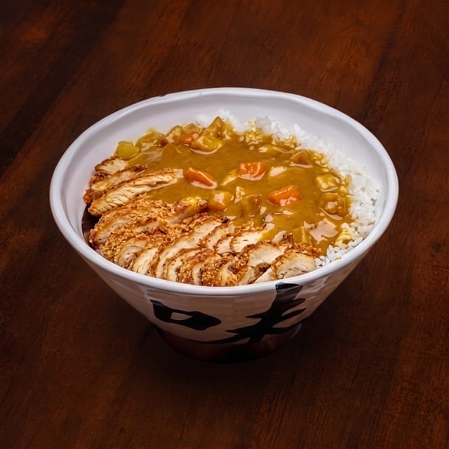 Crispy Chicken Rice Bowl.