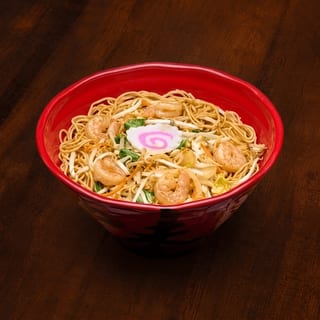 Chow Ramen with Shrimp