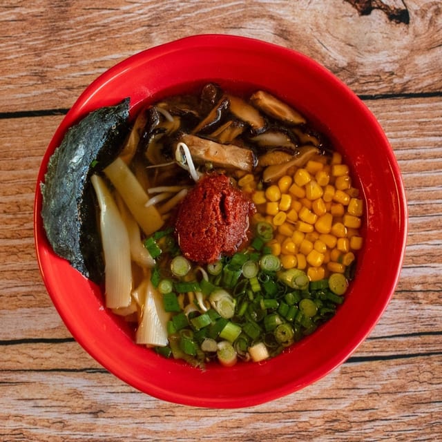 Spicy Miso Garden Ramen.