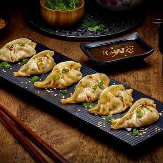 Pork and Mix Vegetable Gyoza (6 pcs)