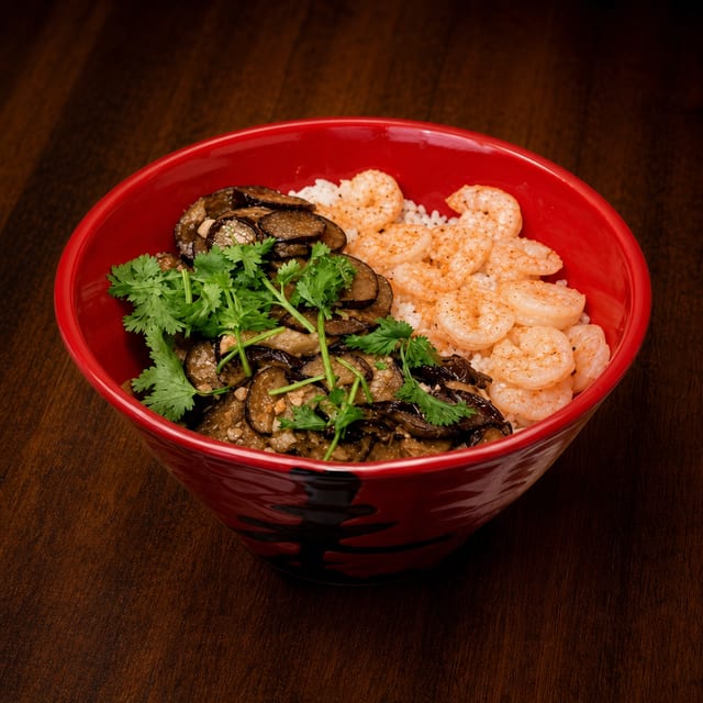Soul Rice with Shrimp.