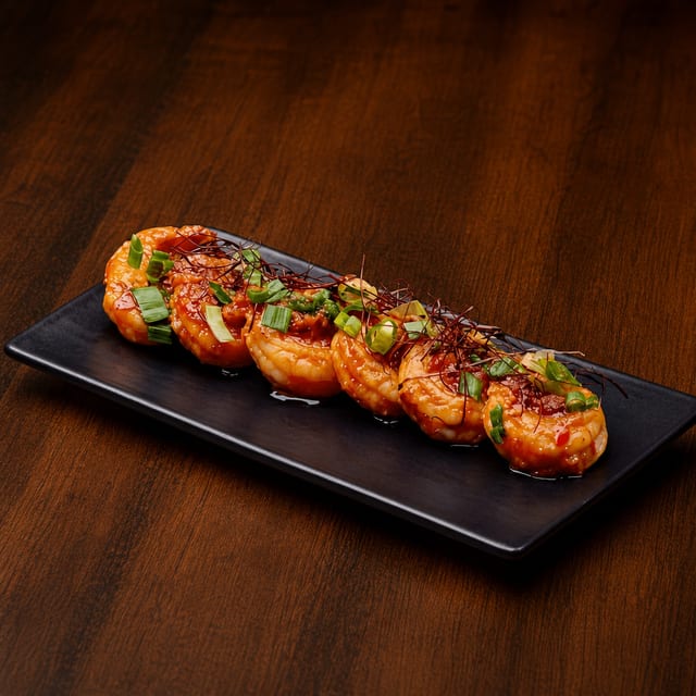 Spiced Shrimp.