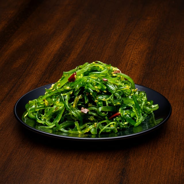 Wakame Seaweed Salad.