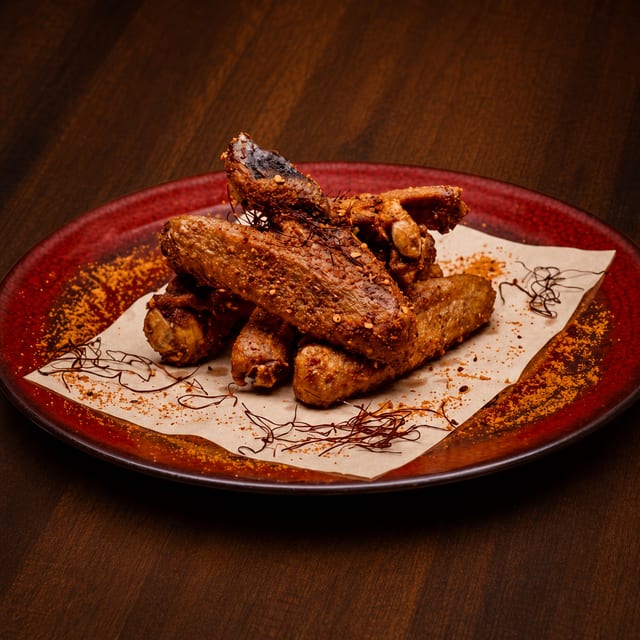 Spiced Duck Wings.