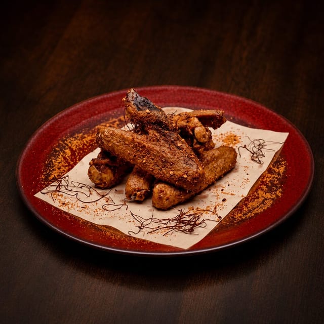 Spiced Duck Wings.