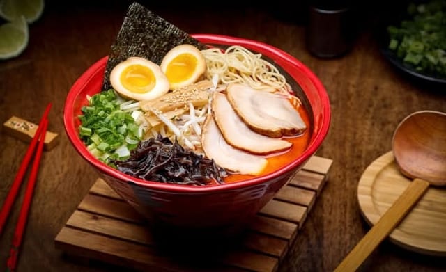 Spicy Miso Garden Ramen.